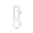 Redo TOSS kültéri állólámpa beton, barna, LED, 10W, 522lm, 2700K, IP65 - 91141
