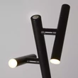 Searchlight Rechargeable állólámpa fém, fekete, LED, 2.5W, 472lm, 3000K - 10460BK