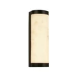 Searchlight NILE fali lámpa fém, márványmintás üveg, fekete, fehér, LED, 9W, 3000K, 299 Lm - 10887BK