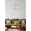 Searchlight Lara függeszték fém, üveg, arany, áttetsző, E14, 60W - 11600-6GO