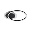 Searchlight Contour mennyezeti lámpa fém, fekete, LED, 24W, 3245lm, 3000K - 13650BK