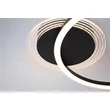 Searchlight Contour mennyezeti lámpa fém, fekete, LED, 24W, 3245lm, 3000K - 13650BK
