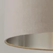 Searchlight DRUM bura fém, bársony, taupe, E14, E27 - 21027TA