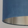 Searchlight DRUM bura fém, bársony, kékeszöld, E14, E27 - 21027TE