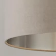 Searchlight DRUM bura fém, bársony, taupe, E14, E27 - 21035TA