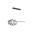 Searchlight Sword függeszték fém, fekete, LED, 40W, 4985lm, 3000K - 22510BK