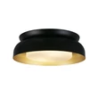 Searchlight KENDAL mennyezet lámpa fém, fekete, arany, fehér, E14 - 23122BGO