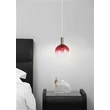 Searchlight Ombre függeszték fém, üveg, piros, füstszín, GU10, 50W - 24183-1RE
