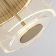 Searchlight DECO mennyezet lámpa fém, akril, arany, áttetsző, LED, 32W, 3000K, 1046 Lm - 25051-400GO