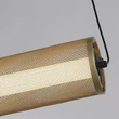 Searchlight THREAD függeszték fém, fekete, arany, LED, 26W, 3000K, 1191 Lm - 25151-1BK