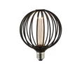 Searchlight GLOBE izzó fém, fekete, E27, 4.5W, 2700K, 320 Lm - 26004BK