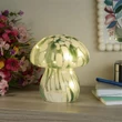 Searchlight Amelia asztali lámpa üveg, zöld, LED, 0.2W, 15lm, 3000K - 27027GR