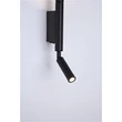 Searchlight Architect fali lámpa fém, fekete, LED, 7W, 620lm, 3000K - 28127BK