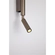 Searchlight Architect fali lámpa fém, barna, LED, 7W, 553lm, 3000K - 28127LT