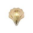 Searchlight SHELL fürdőszobai fali lámpa fém, üveg, sárgaréz, borostyán, G9 - 28980SB