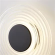 Searchlight Cleo fali lámpa fém, üveg, fekete, áttetsző, LED, 9.4W, 862lm, 3000K - 32210CL
