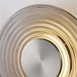 Searchlight Cleo fali lámpa fém, üveg, nikkel, szürke, LED, 9.4W, 862lm, 3000K - 32210GY