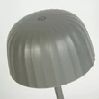 Searchlight Ezra asztali lámpa fém, szürke, LED, 2.5W, 150lm, 3000K, IP54 - 33610GY