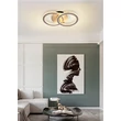Searchlight Specs mennyezeti lámpa fém, pezsgő, LED, 24W, 3300lm, 3000K - 37122CP
