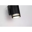 Searchlight Detroit kültéri fali lámpa fém, fekete, GU10, 7W, IP44 - 37737BK