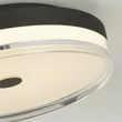 Searchlight CYPRUS mennyezet lámpa fém, akril, fekete, fehér, LED, 29W, 3000K, 1234 Lm - 42651-40BK