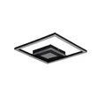 Searchlight Quadrate mennyezeti lámpa fém, fekete, LED, 24W, 3209lm, 3000K - 44250BK