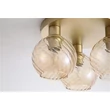 Searchlight Radiance mennyezeti lámpa fém, üveg, arany, pezsgő, E27, 60W - 44521CP