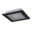 Searchlight Squary mennyezeti lámpa fém, fehér, fekete, LED, 24W, 3284lm, 3000K-4500K-6500K - 44714BK