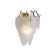 Searchlight Feather fali lámpa fém, üveg, sárgaréz, opál, E14, 60W - 48910-1SB