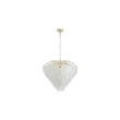 Searchlight Feather függeszték fém, üveg, sárgaréz, opál, E14, 60W - 48970-10SB