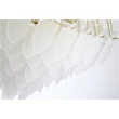 Searchlight Feather függeszték fém, üveg, sárgaréz, opál, E14, 60W - 48970-6SB