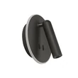 Searchlight Cher fali lámpa fém, fekete, LED, 8W, 770lm, 3000K - 49323BK