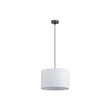 Searchlight Chelsea függeszték fém, szövet, fekete, fehér, E27, 60W - 50503LT
