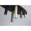 Searchlight Tubes mennyezeti lámpa fém, fekete, GU10, 10W - 50571-6BK