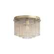 Searchlight Swizzle mennyezeti lámpa fém, üveg, arany, pezsgő, E14, 60W - 55620-320CP
