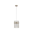 Searchlight Swizzle függeszték fém, üveg, arany, pezsgő, E27, 60W - 55620CP