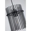 Searchlight Swizzle függeszték fém, üveg, fekete, füstszín, E27, 60W - 55620SM