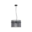 Searchlight Swizzle függeszték fém, üveg, fekete, füstszín, E27, 60W - 55621SM
