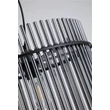 Searchlight Swizzle függeszték fém, üveg, fekete, füstszín, E27, 60W - 55621SM
