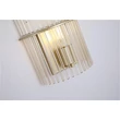 Searchlight Swizzle fali lámpa fém, üveg, arany, pezsgő, E27, 60W - 55625CP
