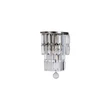 Searchlight Empire fali lámpa fém, kristály, sárgaréz, áttetsző, E14, 7W - 61321-2AB