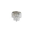 Searchlight Empire mennyezeti lámpa fém, kristály, sárgaréz, áttetsző, E14, 60W - 61321-4AB