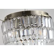 Searchlight Empire mennyezeti lámpa fém, kristály, sárgaréz, áttetsző, E14, 60W - 61321-4AB