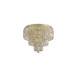 Searchlight Empire mennyezeti lámpa fém, üveg, sárgaréz, pezsgő, E14, 60W - 61321-6SB