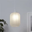 Searchlight Pearl függeszték fém, üveg, fehér, E27, 60W - 61969BK