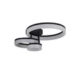 Searchlight Triple mennyezeti lámpa fém, fekete, LED, 25W, 3217lm, 3000K - 62793BK