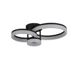 Searchlight Triple mennyezeti lámpa fém, fekete, LED, 25W, 3217lm, 3000K - 62793BK