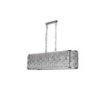 Searchlight Bijou függeszték fém, üveg, króm, áttetsző, E14, 40W - 65818-8CC