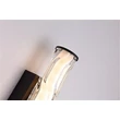 Searchlight Vibrate fali lámpa fém, üveg, fekete, áttetsző, LED, 12W, 964lm, 3000K, IP44 - 66310-1BK
