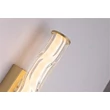 Searchlight Vibrate fali lámpa fém, üveg, arany, áttetsző. LED, 13W, 1139lm, 3000K, IP44 - 66311-1GO